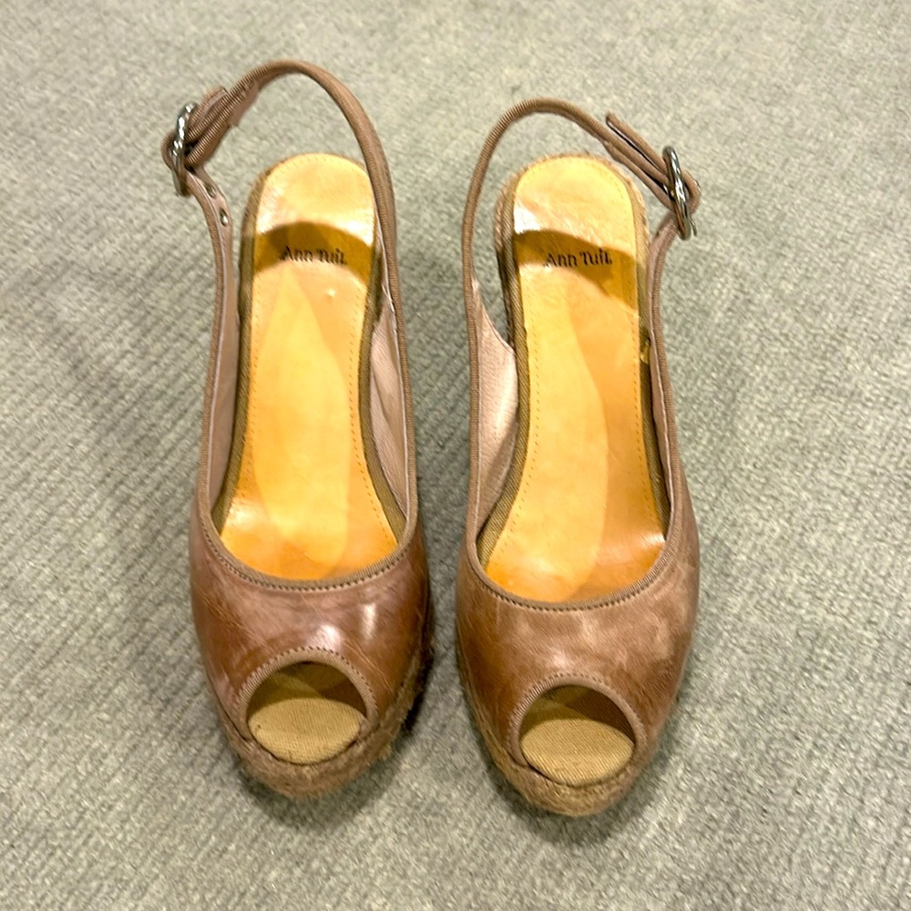 Ann Tuil Wedge Espadrille Shoes
